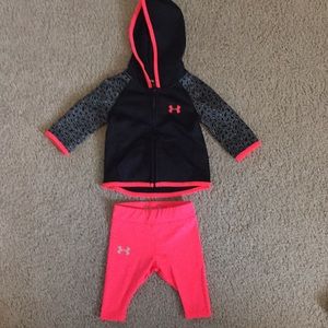 Baby girl UA jacket and matching leggings